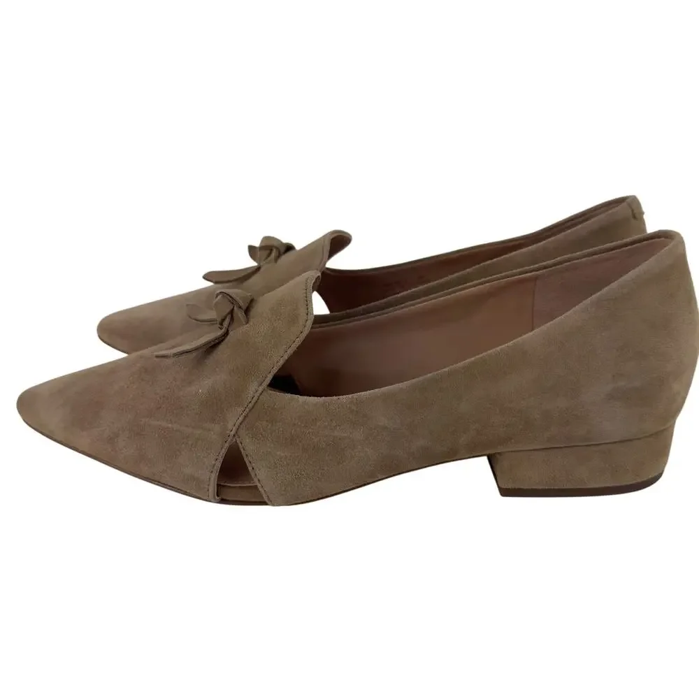 COLE HAAN VIOLA SKIMMER POINTED TOE LOAFER IN LIGHT BROWN NWOB WOMEN'S SIZE 9B - Picture 4 of 11